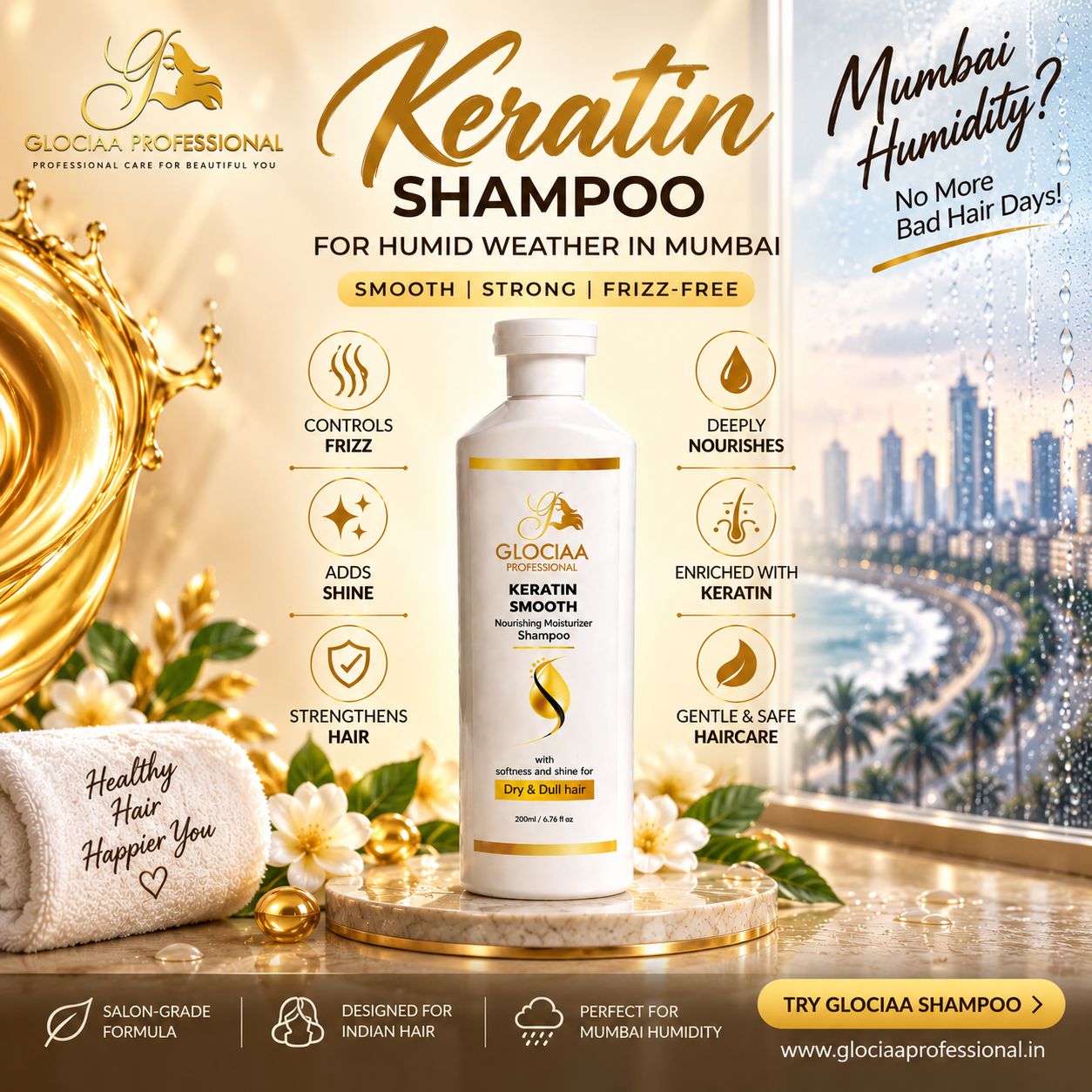  keratin shampoo for humid weather in Mumbai