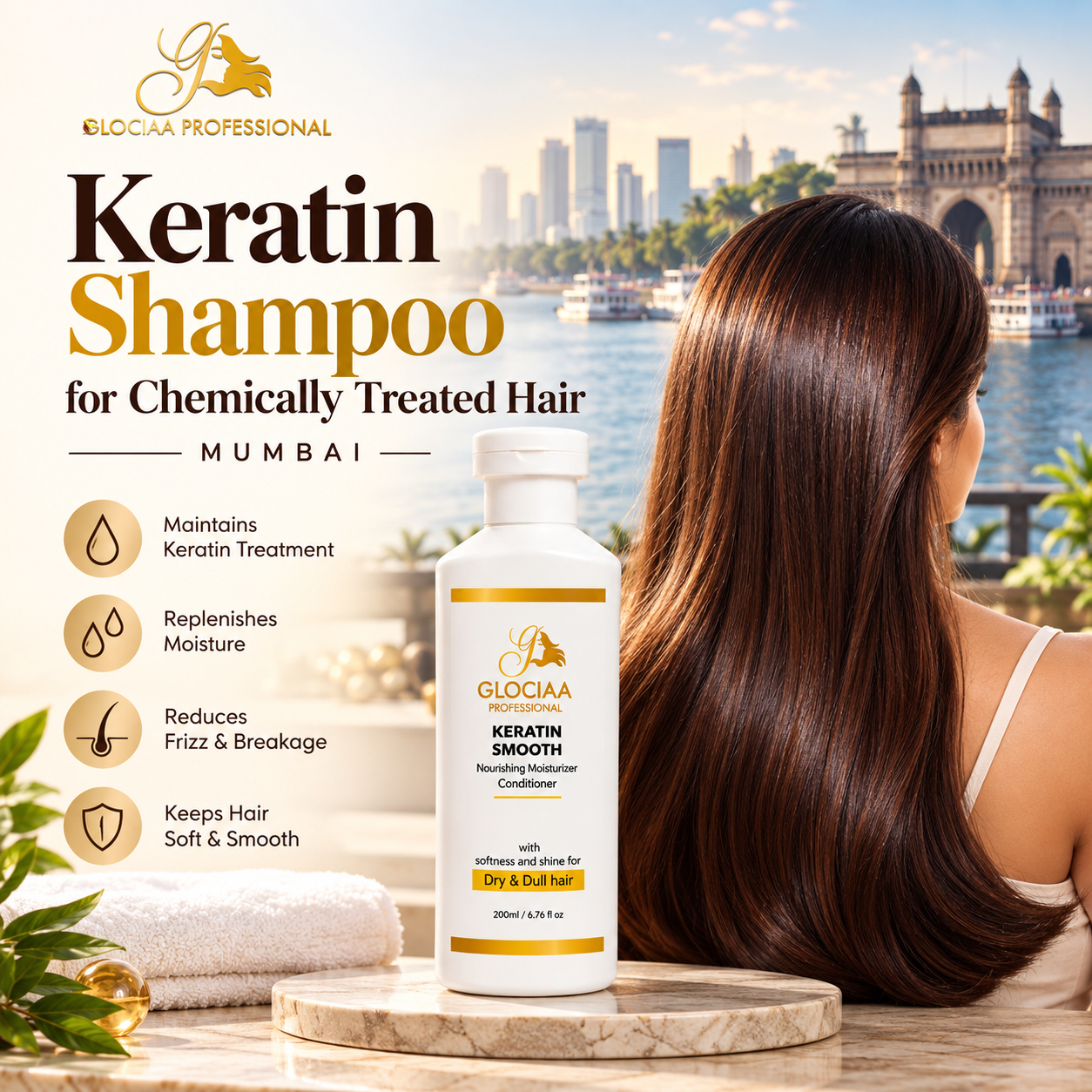 Keratin Shampoo for Chemically Treated Hair Mumbai